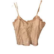 Victoria s Secret Vintage Lingerie Set Top Panties Lace Ivory Size M