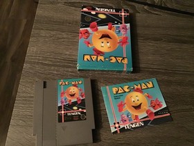Nintendo NES Pac-Man Tengen CIB  Grey cart