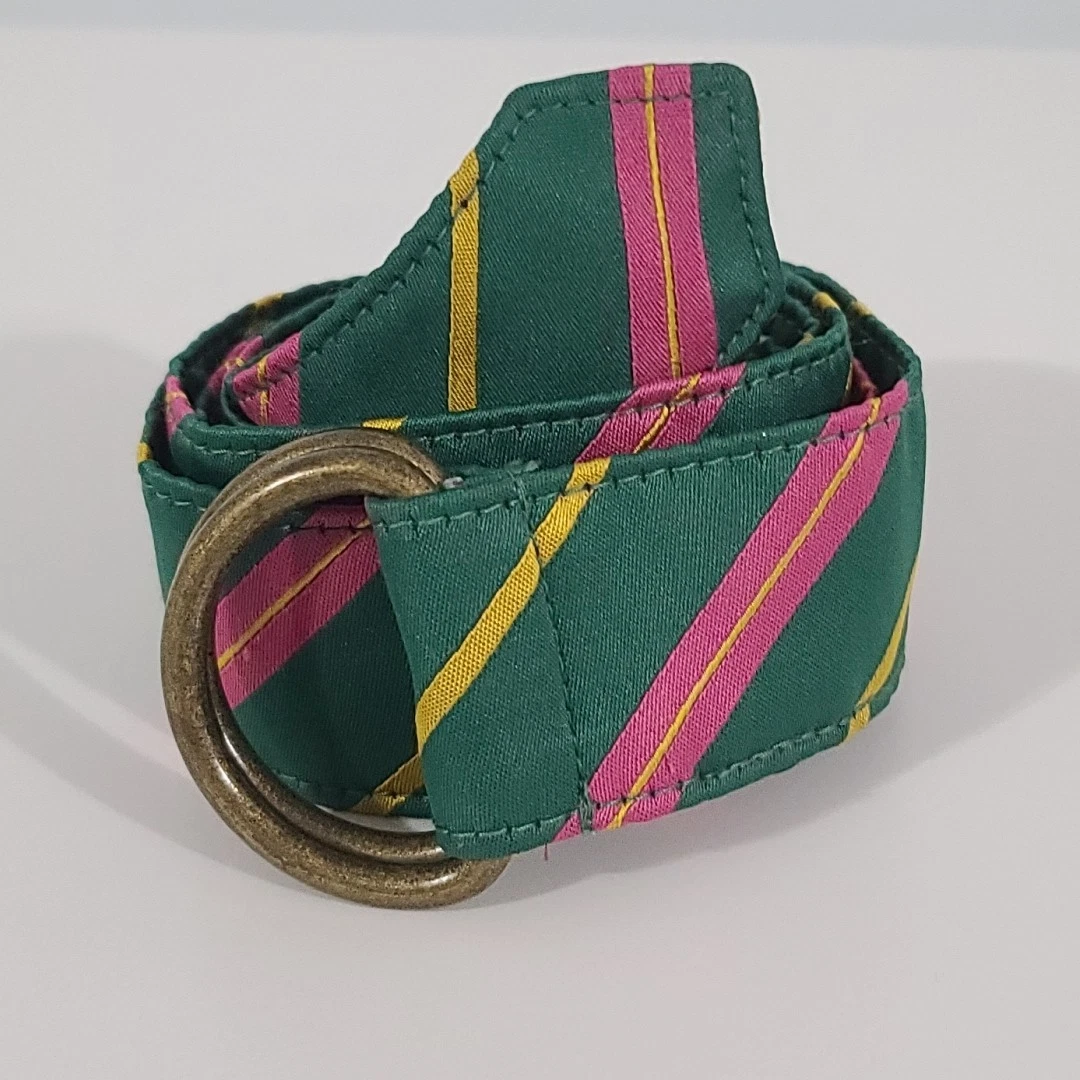 Vtg L.L. Bean Women\'s Needlepoint Belt Medium Snowflakes Winter Blue Ivory Green L.L. Bean Multicolor Belts for Women for sale | eBay main image 4