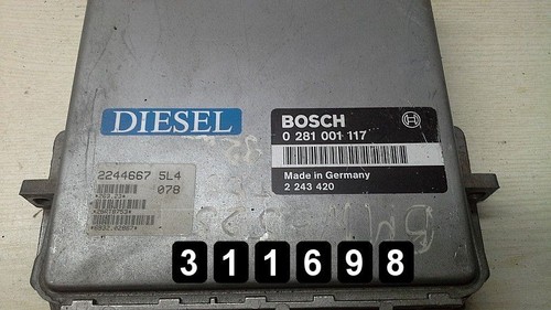 BMW 5ER STEUERGERÄT BOSCH 0281001119 1992 ORIGINAL