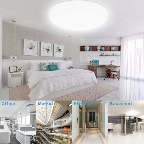 Bright Round LED Ceiling Light Panel Down Lights Living Room Bathroom Downlights - Picture 12 of 17