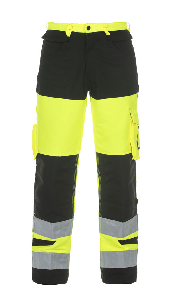 Hydrowear Hertford High Visibility Trouser Two Tone Saturnyellow Black - Image 4