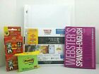 School Supply Lot Filler Paper Post-it Stickers Dictionary Home Office Virtual