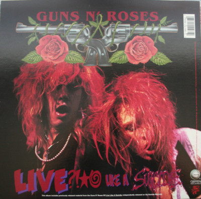 GUNS N ROSES G N' R LIES LP w INNER GHS 24198 N MINT 1988 | eBay