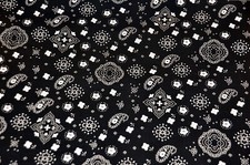 Bandana Cotton Print Fabric Bandana Fabric 58/60" Wide Multiple Colors