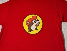 Buc-ee's Classic Red Logo Cotton T-shirt Size S