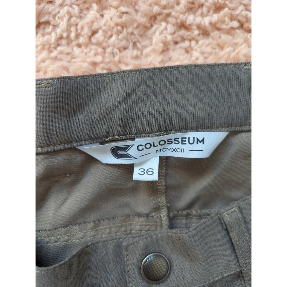 Colosseum Gray Lightweight Outdoor Summer Shorts 36 - Image 3 of 4