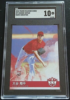 2018 Panini Diamond Kings #73 Shohei Ohtani Name Variation 2018 Panini Diamond Kings #73 Shohei Ohtani Name Variation