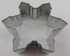 Celebrate It Metal Christmas Cookie Cutter Snowflake Bakeware New
