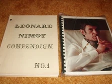  Star Trek Leonard Nimoy Association Set of two Compendiums Ultra Rare 558 pages