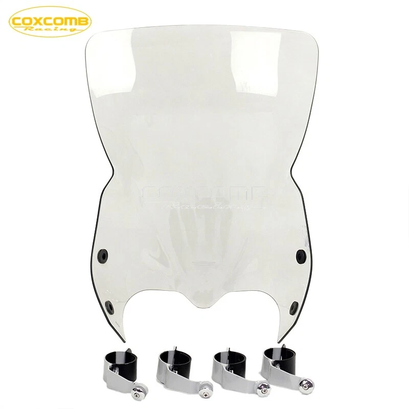 Dirt Bike Clear Windshield Front Windscreen For Suzuki Boulevard M50 M90 M109R - Image 3 of 4
