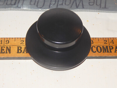 Art Deco Daka-Ware type 3.0625 inch dia Audio Control Knob for 1/4'' Daven Shafts