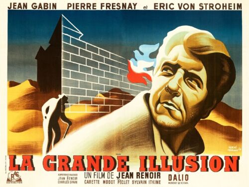 FILM LA GRANDE ILLUSION Rghf - POSTER HQ 45x60cm d'une AFFICHE CINéMA - Picture 1 of 1