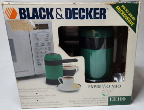 Black & Decker VTG 1998 Expresso MIO Expresso Cappuccino Dorm kuchenny Otwarty box - Zdjęcie 1 z 6