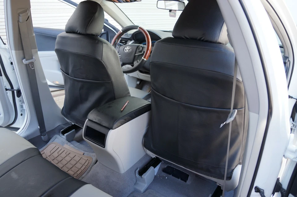 CAPAS DE ASSENTO IGGEE S.LEATHER AJUSTE PERSONALIZADO PARA TOYOTA YARIS 2010-2019 13 CORES - Imagem 3 de 4