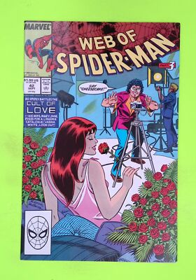 #ad Web of Spider Man #42 Vol. 1 1988 Marvel Comics 9.8 Comic Book A11 87 $11.99