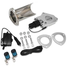 3" Electric Exhaust Valve Kit with Remote Switch Dump Valve
