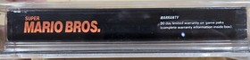 Super Mario Bros. GLOSS STICKER Seal 2nd Prod. Hangtab NES WATA 8.5 CIB 1985 