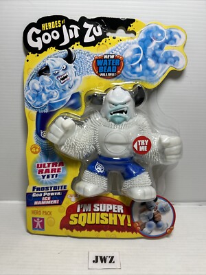 Heroes Of Goo Jit Zu Hero Pack - Frostbite Yeti - Ultra Rare Yeti - Super Squishy - 4