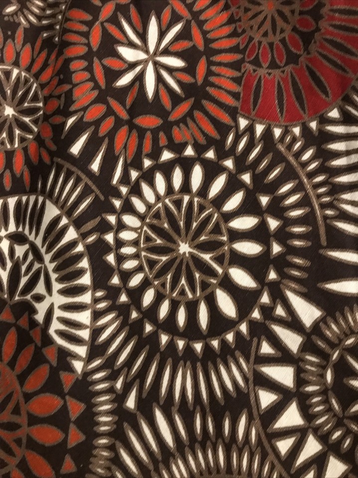 East 5th Womens Midi Flared Skirt Geometric Stretch Skirt SZ 4P eBay