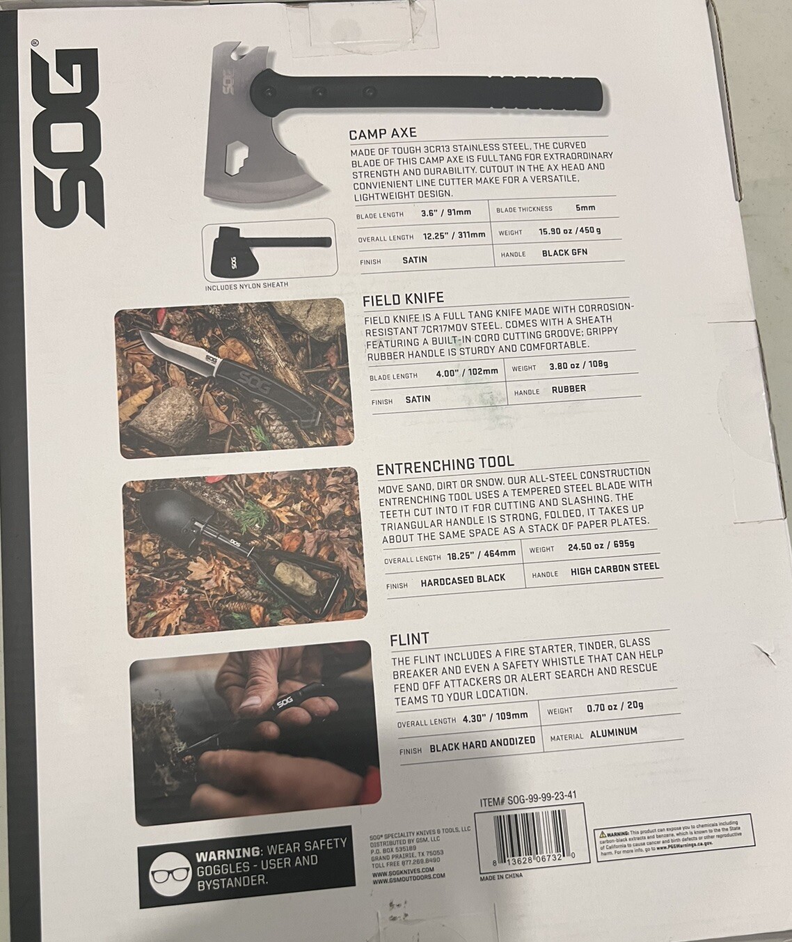 SOG Camping Kit