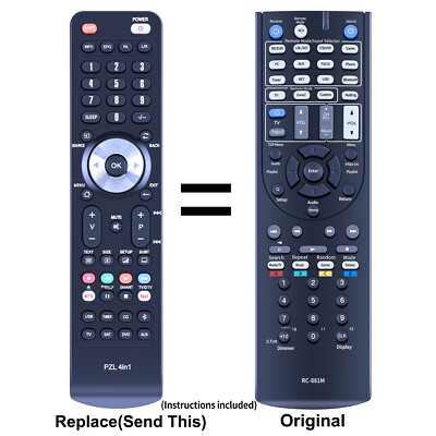 RC-881M  24140881   Replacement Remote Control For Integra Dtr-30.6 A/V Receiver