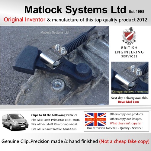 For Vauxhall Vivaro Gear Linkage Cable Repair Clip DIY Only 60 Seconds - Picture 1 of 11