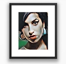 Amy Winehouse Framed Art Print by Hey Citizen. Limited Edition 1/10