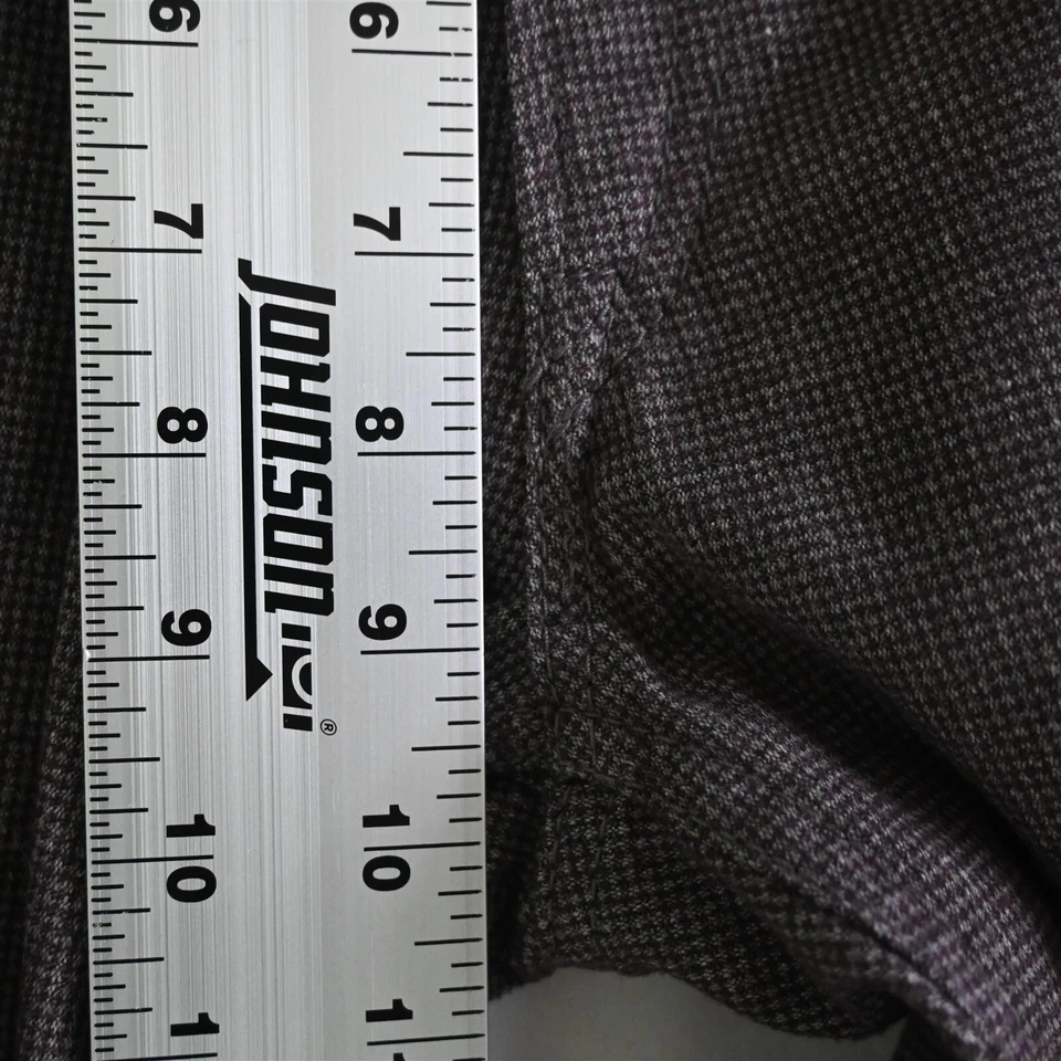 Pantalones de mezclilla BRAX 33x30 Chuck modernos cónicos marrón pata de gallo flexibles para hombre Foto 3 de 4