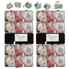 Dental Orthodontic MIM Brackets Braces 1st Molar Tubes MBT Roth 022 3 4 5 6-6