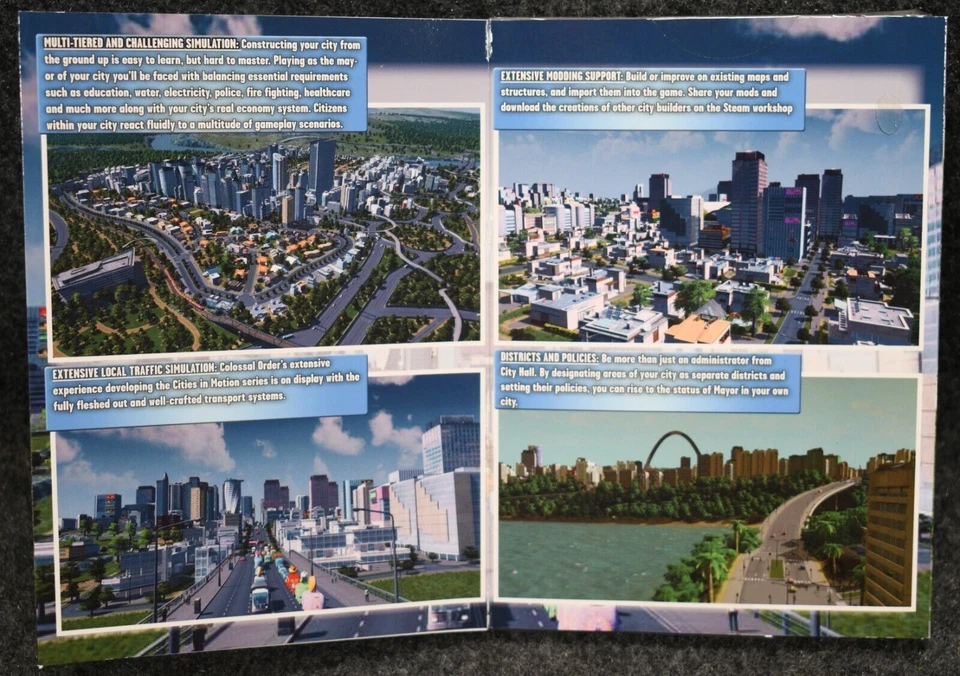 Cities Skylines PC Game With Slipcover  (DVD ROM, 2015) - Image 2 of 4