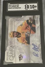 2020-21 Upper Deck UD Allure Roman Josi DieCut Quartz Signed SGC 10 AUTO POP 1