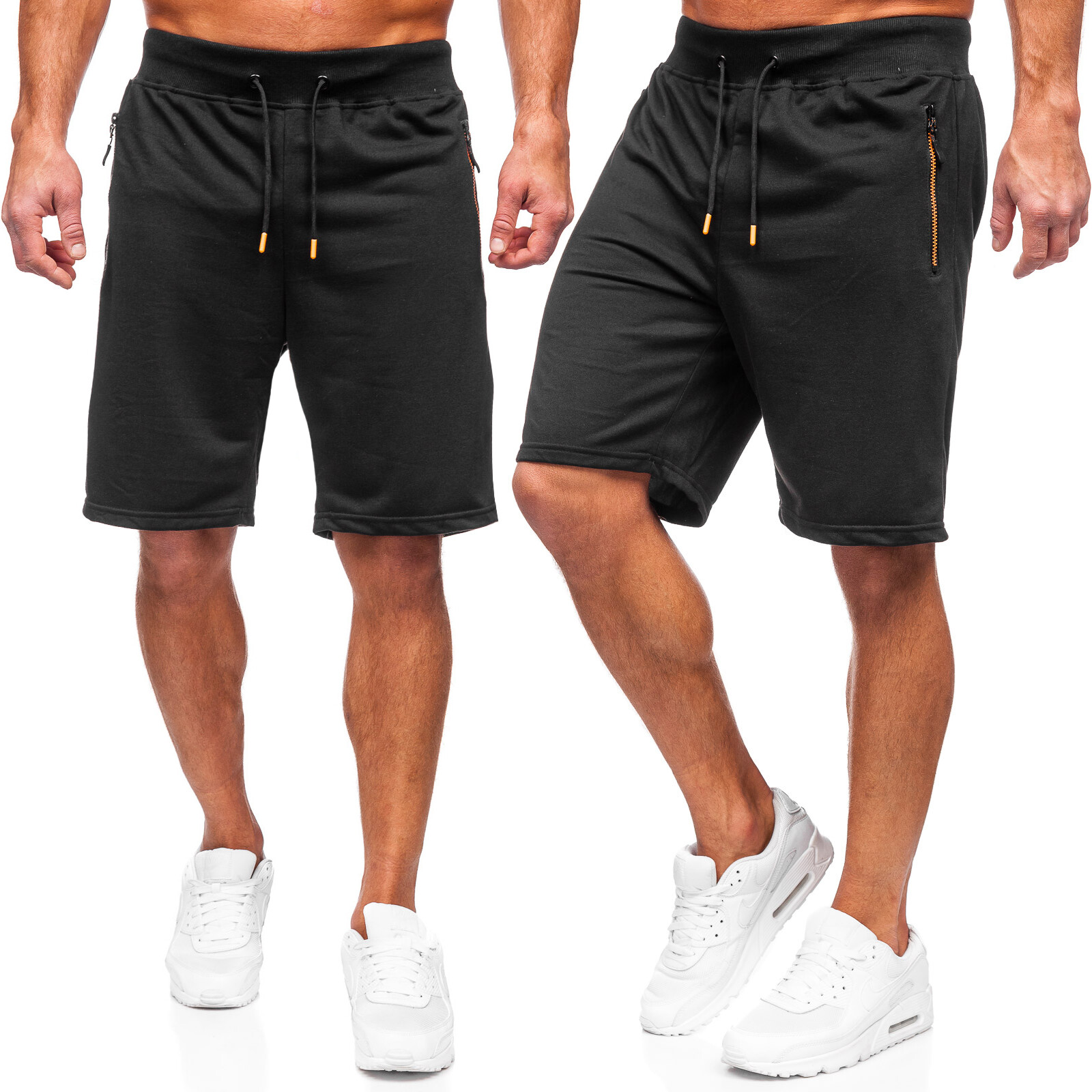 Short De Chantier Homme Cargo Multipoches – Bermuda Été Décontracté, Tissu Léger Respirant, Pantalon Travail Baggy Grande Taille