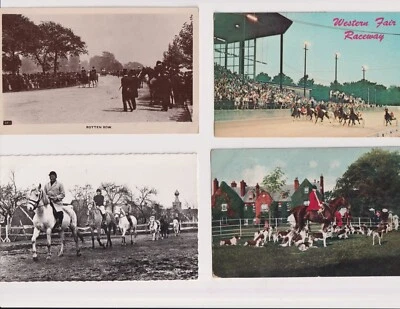Circa 1920-1950. Tennis. Cheval. Turf. Chasse à courre. 17 cartes postales. RRR - Photo 1/4