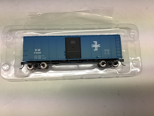 Bowser #42834 escala HO "Boston & Maine" 40' caja puerta única coche Rd. #73065 | Zustand: New