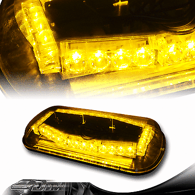 Lámpara estroboscópica magnética de advertencia de peligro de emergencia 32 LED ámbar ámbar - Imagen 1 de 3