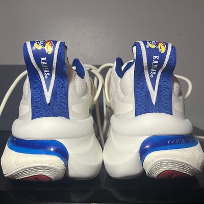 Size 9 - Adidas Alphaboost V1 NCAA Pack - Kansas for sale  display picture 2