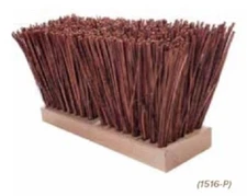 Magnolia Brush #1516-P 16" Palmyra Stalk Street Broom Push Broom Head