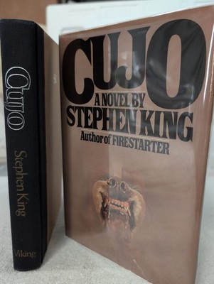 True 1st CUJO by Stephen King (1981) 1st Ed. 1st Print CUJO + Custom Mylar!!