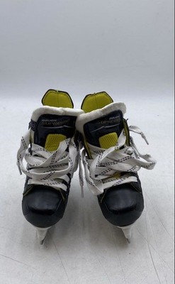 Bauer Unisex Kids Supreme S27 Black Green Ice Hockey Skates Size 10