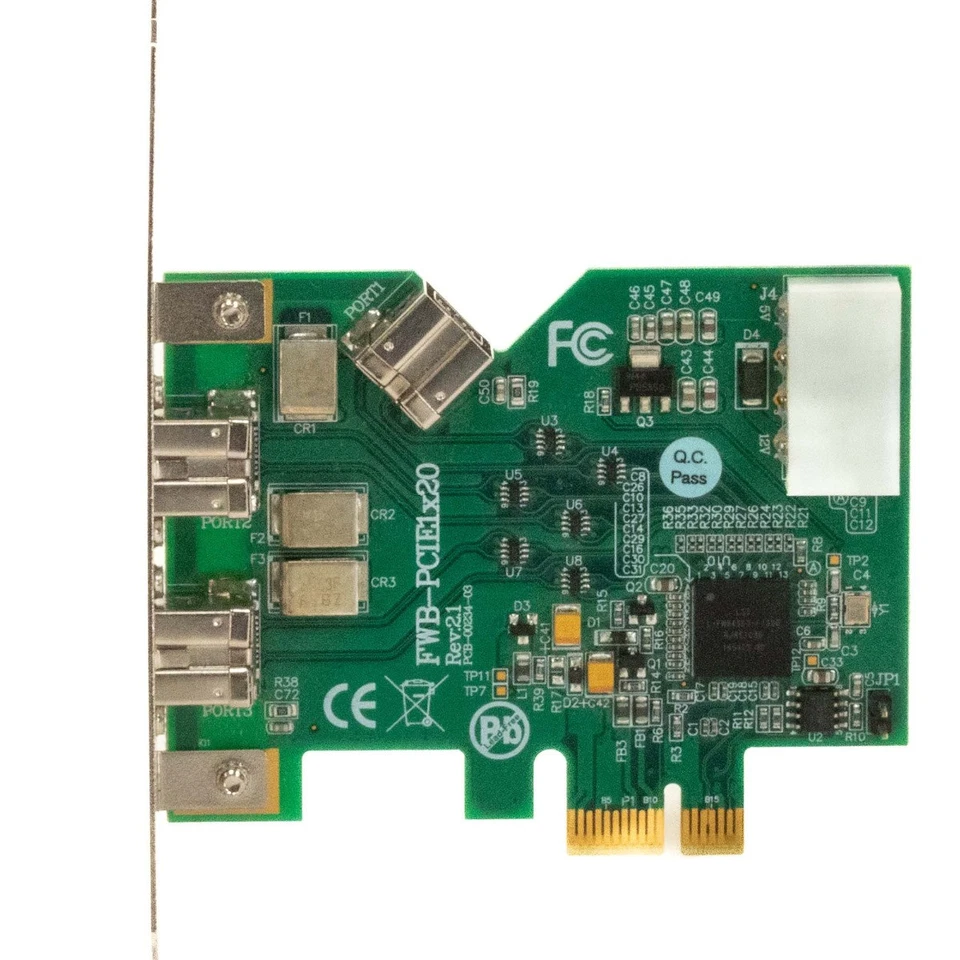 DELOCK 61557 FWB-PCIE1X20 Adattatore Host PCIe 3-Port FIREWIRE 800 (IEEE 1394b) - Immagine 2 di 2