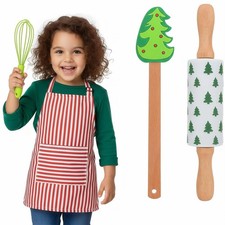 Healifty Kids Cooking Baking Set: Silicone 23.00X4.50X4.50CM, Assorted Color