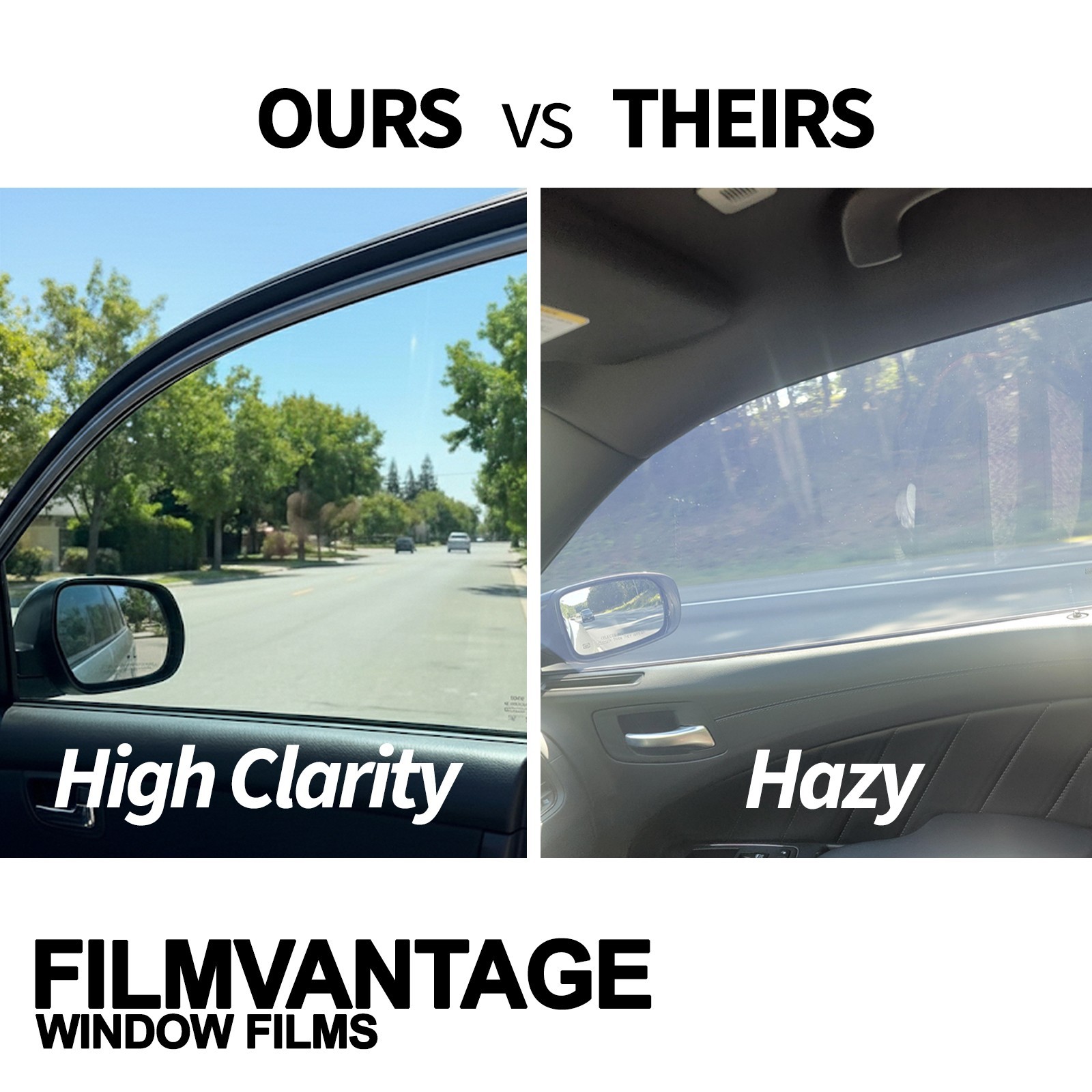 ALPINE CERAMIC PRECUT WINDOW TINT KIT FOR SCION XB 08-15 FRONT DOORS