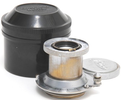 Leica Leitz Elmar 3,5/5cm chrome for Leica Screw Mount M39 clean glass