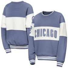 Youth Outerstuff  Blue Chicago Cubs Ultimate Pastels On Base Sweatshirt