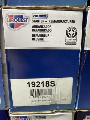 19218S Starter Carquest  - ILX L4 2.4 (2013-2015)   Honda Civic L4 2.4 2012-2015