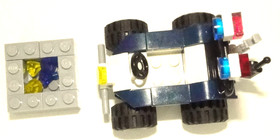 Used LEGO #60006 City POLICE ATV - w/ Minifigures & Manual