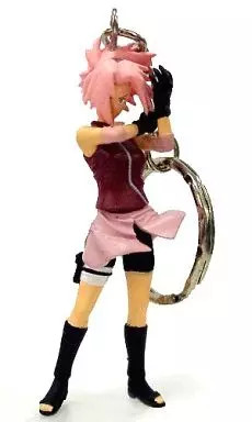Naruto Sakura Haruno Real Figure Key Chain Mascot Anime Character Metal Pendant