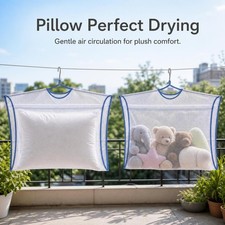 Pillow Drying Mesh Windproof, Cushions and Stuffed Toys, for Soft Items