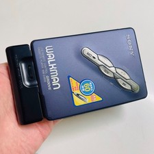 Sony EX600 Walkman Cassette Player, EX Purple Blue  Working  7951